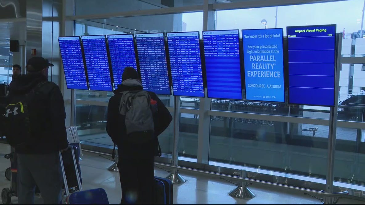 Icy weather cancels, delays flights at Detroit Metro Airport